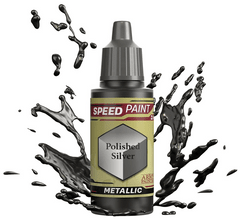 Army Painter - Speed Paint Metallic Polished Silver (18ml)